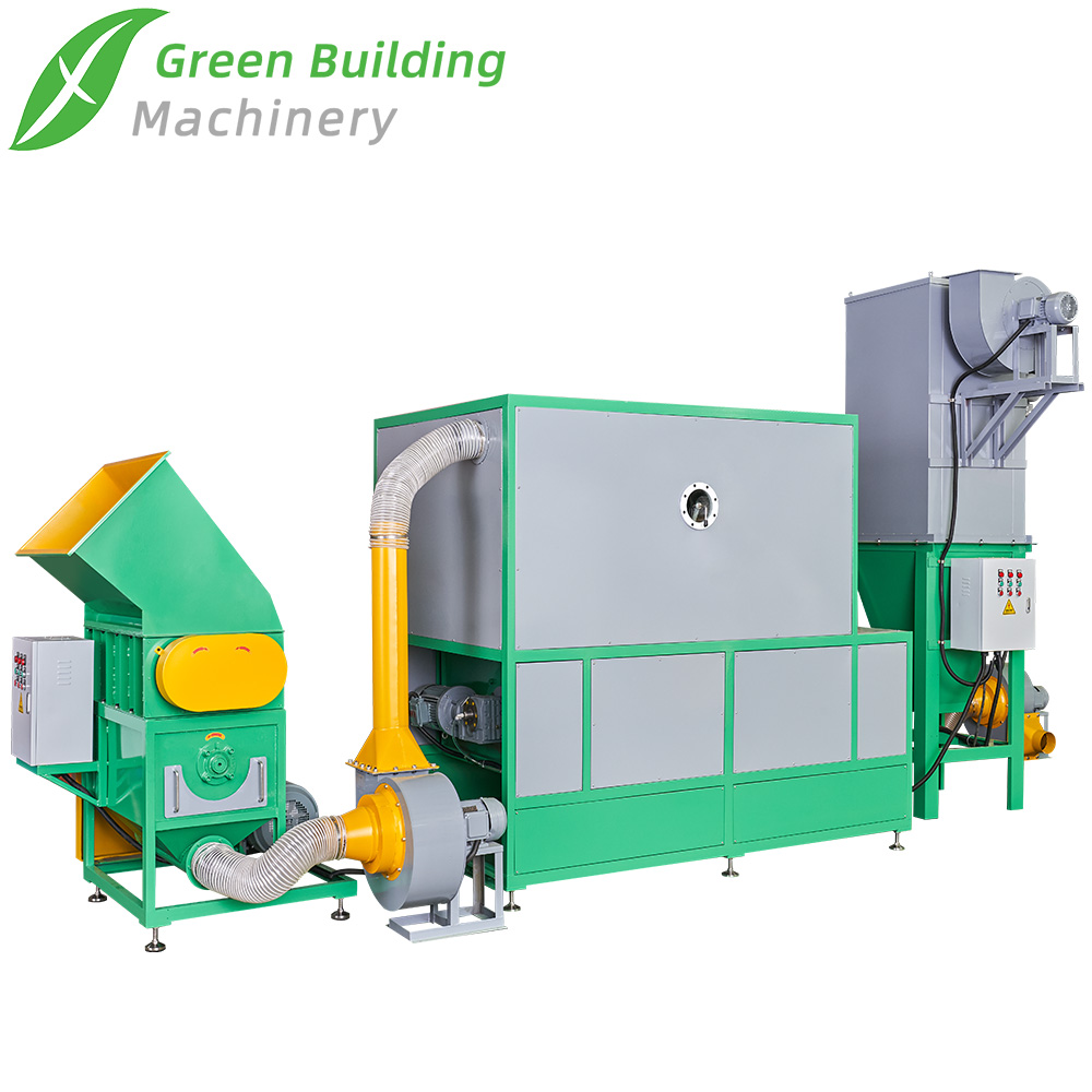 Eco-Friendly EPS Foam Recycling Crusher with Advanced Dedusting System