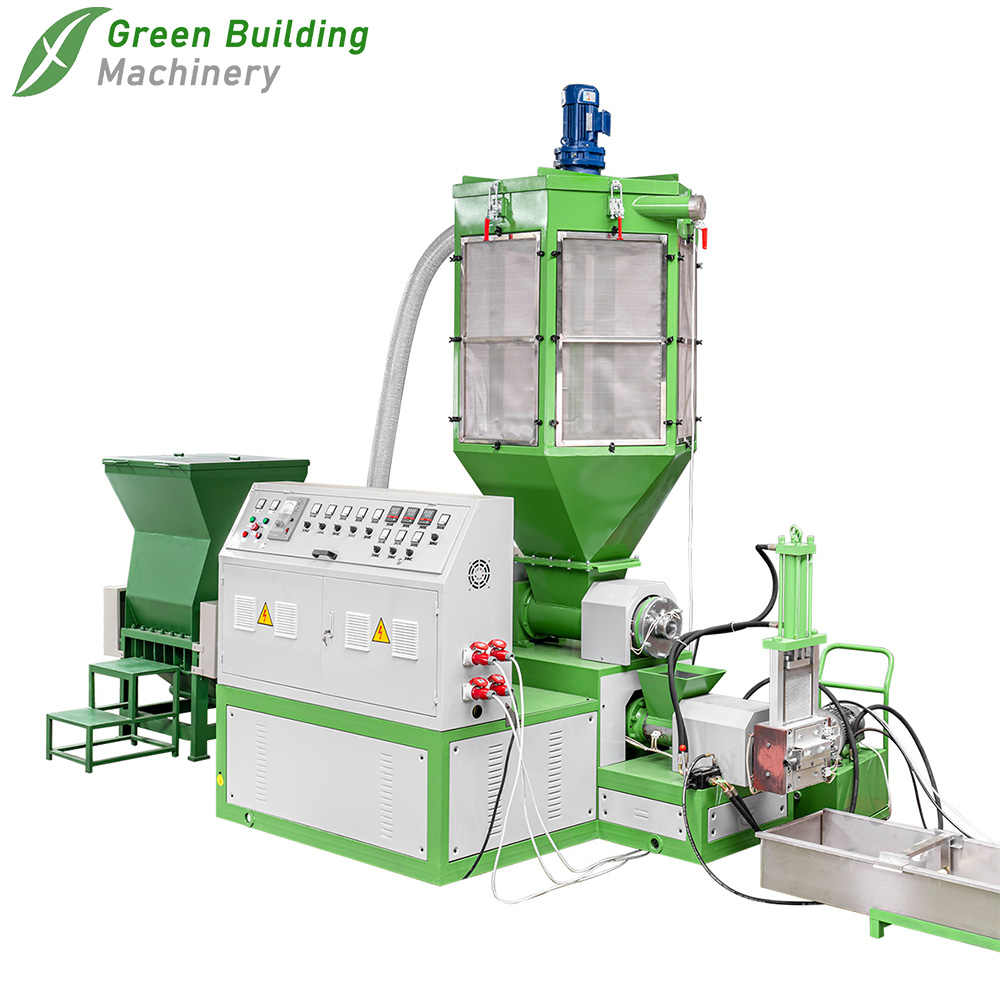  High Efficiency Integrated Foam Recycling Granulator Plastic Particle Recycling Machine